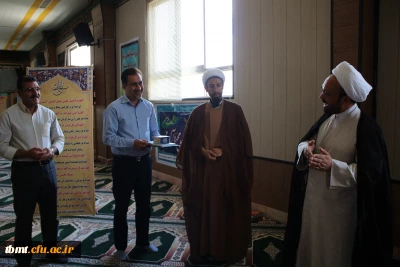 تقدیر مدیر دانشگاه فرهنگیان واحد شهید رجایی تربت حیدریه از برنامه های تبلیغی حجت الاسلام شیبانی در دهه اول ماه مبارک رمضان98.02.25