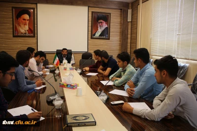 برگزاری جلسه نمایندگان تشکل های دانشجویی واحد شهید رجایی تربت حیدریه با  کارشناس مسول نظارت و ارزیابی مدیریت امور استانی خراسان رضوی 98.04.02