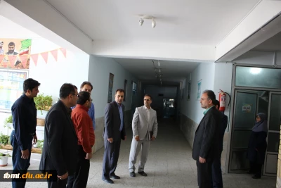 بازدید مسئول اداره امور مالی مدیریت امور استانی دانشگاه فرهنگیان خراسان رضوی و بررسی نیاز ها و کمبود ها مکان اختصاص یافته به مرکز دخترانه تربت حیدریه 98.05.16