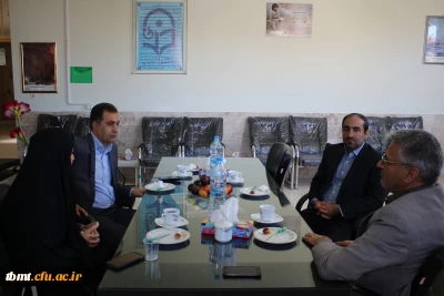 بازدید معاونت توسعه و منابع و امور دانشجویی و مسئول حراست مدیریت امور استانی خراسان رضوی به همراه مدیر پردیس خواهران شهید هاشمی نژاد از دانشگاه فرهنگیان واحد شهید رجایی تربت حیدریه 98.06.03