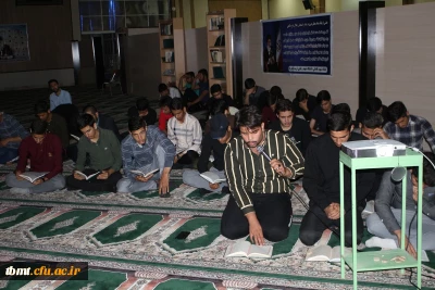 برگزاری  مراسم زیارت عاشورا و پخش کلیپ های بصیرتی هیئت دانشجویی  دانشگاه فرهنگیان واحد شهید رجایی تربت حیدریه در سال تحصیلی جدید و گرامیداشت هفته دفاع مقدس 98.07.08