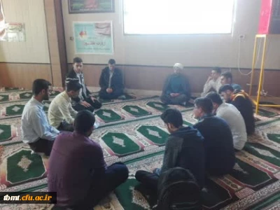 برگزاری جلسه کارگروه دانشجویی  نهاد رهبری دانشگاه فرهنگیان واحد شهید رجایی تربت حیدریه98.08.13