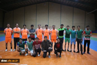 برگزاری مسابقه ورزشی فوتسال مابین تیم های کارکنان و  دانشجویان دانشگاه فرهنگیان واحد شهید رجایی تربت حیدریه به مناسبت هفته بسیج 98.09.03