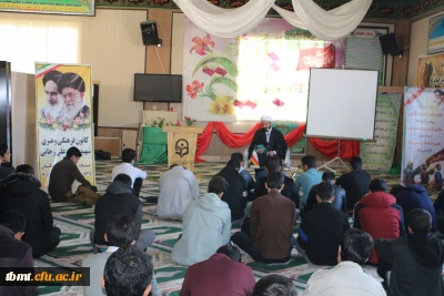 برگزاری جلسه بصیرت افزایی به مناسبت هفته بسیج در قالب ساعت فرهنگی در دانشگاه فرهنگیان واحد شهید رجایی تربت حیدریه98.09.04