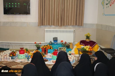 برگزاری مراسم شب یلدا و جشنواره سفره آرایی شب یلدا در دانشگاه فرهنگیان واحد دخترانه شهرستان تربت حیدریه 98.10.1