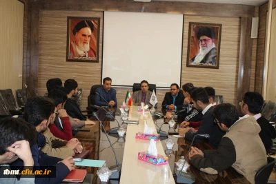 برگزاری جلسه تشکل های دانشجویی دانشگاه فرهنگان  واحد شهید رجایی تربت حیدریه با حضور رئیس اداره امور مالی مدیریت امور استانی خراسان رضوی 98.10.3 
