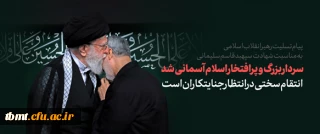 متن پیام مقام معظم رهبری، حضرت آیت ا... خامنه ایی(حفظه ا...) به مناسبت شهادت سردار سپاه اسلام حاج قاسم سلیمانی