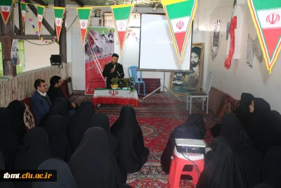 برگزاری مراسم دهه فجر و چهلم سردار شهید حاج قاسم سلیمانی در دانشگاه فرهنگیان واحد دخترانه شهرستان تربت حیدریه98.11.20