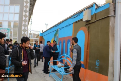 برپایی ایستگاه صلواتی  و پخش مولودی به مناسبت میلاد حضرت زهرا(س) 98/11/26