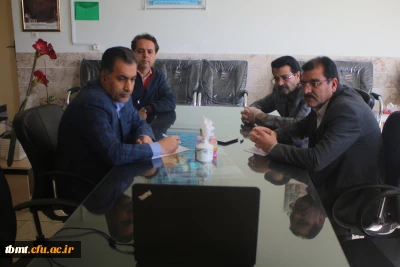 حضور مدیریت،معاونت و کارشناسان حوزه فناوری و آموزش واحد شهید رجایی تربت حیدریه در جلسه ویدئو کنفرانس مدیریت امور استانی خراسان رضوی در خصوص برنامه های آموزش مجازی دانشجو معلمان 98.12.17