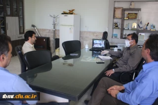  شرکت مدیریت، معاونت و کارشناسان حوزه آموزش واحد شهید رجایی تربت حیدریه در جلسه ویدئو کنفرانس با معاونت آموزشی  سازمان مرکزی دانشگاه فرهنگیان کشور99.2.1