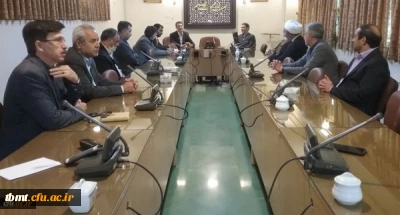 جلسه مشترک مسئولان دانشگاه فرهنگیان خراسان رضوی و نماینده منتخب مردم تربت حیدریه در مجلس شورای اسلامی، در پردیس شهید بهشتی 99.2.23