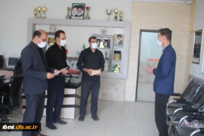 تقدیر مدیریت واحد شهید رجایی تربت حیدریه از دبیر شورای صنفی، رفاهی واحد 99.6.2