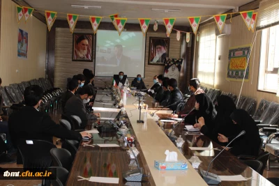 برگزاری آیین استقبال از دانشجویان ورودی1399 و تجلیل از اسوه های تلاش واحد شهید رجایی تربت حیدریه با سخنرانی مدیریت محترم امور پردیس های خراسان رضوی از طریق شبکه    99.11.12lms.tbm