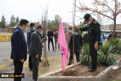برگزاری مراسم  گرامیداشت یاد و خاطره شهداء واحد شهید رجایی تربت حیدریه با کاشت  نهال به نام شهدای مرکز در محل واحد خواهران شهرستان99.12.20