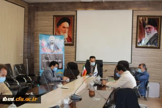 برگزاری جلسه  هماهنگی برنامه های دهه سرآمدی آموزش و گرامیداشت مقام استاد و معلم واحد شهید رجایی تربت حیدریه 1400.2.11