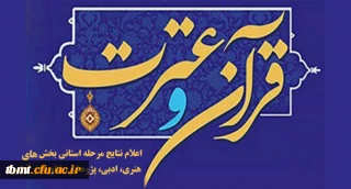 اعلام نتایج بخش ادبی، هنری، پژوهشی، فناوری و بخش آوایی سی و یکمین جشنواره قرآن و عترت 