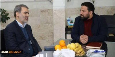دیدار دکتر لایقیان ریاست جدید دانشگاه فرهنگیان واحد شهید رجایی تربت حیدریه با دکتر زنگنه؛ نماینده مردم در مجلس شورای اسلامی1400.10.25