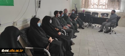 دیدار دکتر لایقیان ریاست دانشگاه فرهنگیان واحد شهید رجایی تربت حیدریه با  فرمانده سپاه ناحیه امام رضا(ع) و مسئولین بسیج ادارات، دانشجویی و دانش آموزی شهرستان تربت حیدریه 1400.10/23