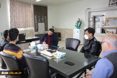 دیدار دکتر لایقیان ریاست واحد شهید رجایی تربت حیدریه با اعضاء انجمن علمی دانشجویی واحد1400.10.27