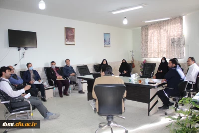 برگزاری جلسه آمادگی حوزه های مختلف دانشگاه  فرهنگیان تربت حیدریه در خصوص حضوری شدن دانشگاه 1400.10.27