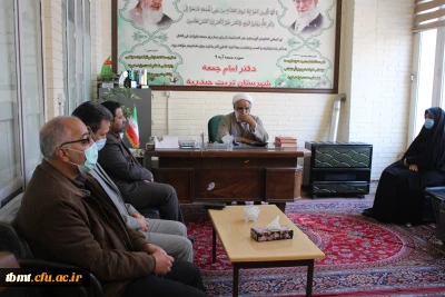 دیدار دکتر لایقیان رئیس واحد شهید رجایی با حجت الاسلام عصمتی امام جمعه محترم شهرستان تربت حیدریه1400.11.5