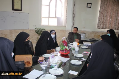  دیدار دکتر لایقیان مدیر واحد شهید رجایی تربت حیدریه با مسئول و اعضاء شورای پایگاه بسیج دانشجویی واحد خواهران شهرستان1400.11.12