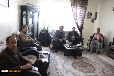 عیادت و احوال پرسی از همکار محترم واحد شهید رجایی تربت حیدریه، با حضور مدیریت و جمعی از کارکنان دانشگاه27 بهمن ماه 1400