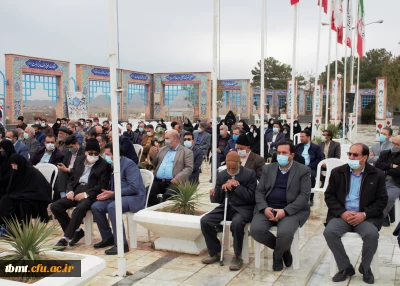 برگزاری مراسم 22 اسفند ماه گرامیداشت روز شهدا در جوار مزار شهدای بهشت عسگری(ع) شهرستان با حضور مدیریت و جمعی از کارکنان واحد شهید رجایی تربت حیدریه1400.12.22