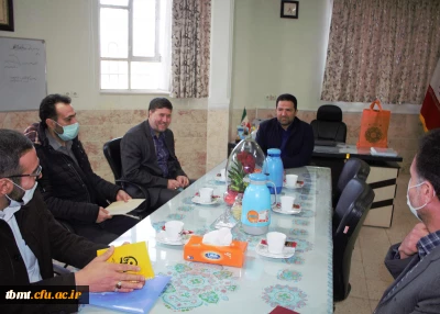 بازدید ناظران کشوری و استانی طرح شناسنامه آماری و سنجش عملکرد  حوزه فرهنگی، اجتماعی از واحد شهید رجایی تربت حیدریه 1400.12.23