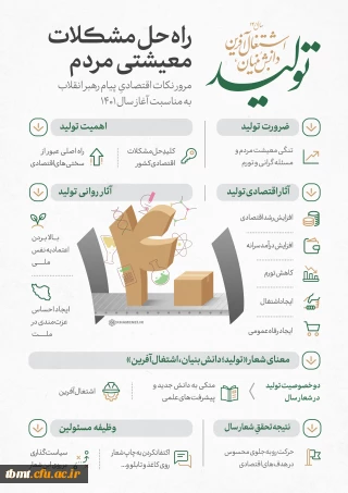 تولید دانش بنیان و اشتغال آفرین