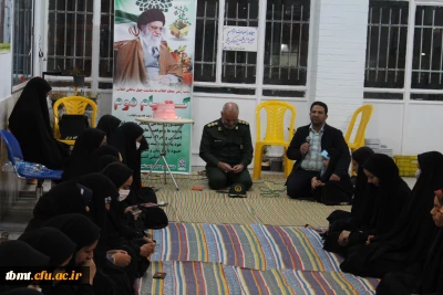 برگزاری ویژه برنامه میلاد امام حسن مجتبی علیه السلام و نشست جهاد تبیین با حضور دکتر لایقیان و جناب سرهنگ ناصری موحد در محل واحد خواهران دانشگاه فرهنگیان تربت حیدریه1401.01.27