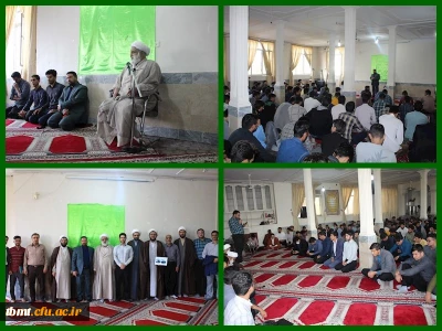 برگزاری مراسم چهلم روز شهادت شهدای روحانی حرم رضوی به میزبانی حوزه علمیه امام صادق(ع) تربت حیدریه 1401.02.27