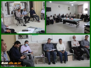 برگزاری جلسه هماهنگی فرایند ثبت نام دانشجویان جدید الورود واحد شهید رجایی تربت حیدریه 1401.7.9