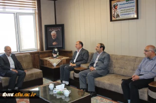 دیدار و گفتگوی مدیریت محترم پردیس های دانشگاه فرهنگیان خراسان رضوی به همراه مسئول حراست استان با مهندس کی پور معاونت محترم استاندار و فرماندار ویژه شهرستان تربت حیدریه 25 مهر1401