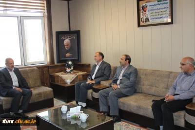 دیدار و گفتگوی مدیریت محترم پردیس های دانشگاه فرهنگیان خراسان رضوی به همراه مسئول حراست استان با مهندس کی پور معاونت محترم استاندار و فرماندار ویژه شهرستان تربت حیدریه 25 مهر1401