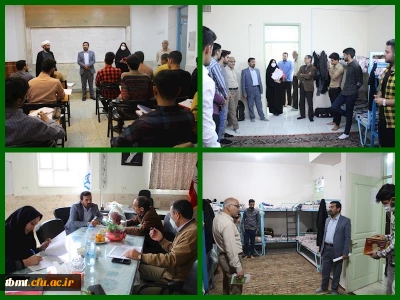 گزارش تصویری بازدید مسئولین حوزه نظارت و ارزیابی دانشگاه فرهنگیان خراسان رضوی از واحد شهید رجایی تربت حیدریه  مورخه شنبه 1401.8.7