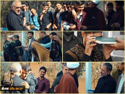 مراسم بدرقه دانشجویان عازم پیاده روی اربعین با حضور مسئولان دانشگاه واحد شهید رجایی تربت حیدریه 1402.5.31
