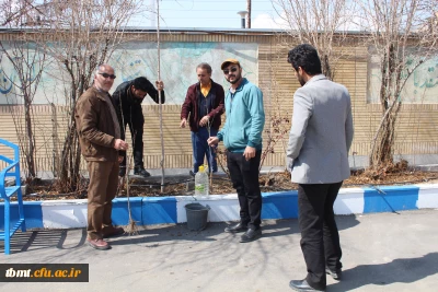 همزمان با آغاز هفته منابع طبیعی و روز درختکاری  با حضور پرسنل واحد شهید رجایی تربت حیدریه تعدادی نهال در محوطه دانشگاه غرس گردید.1402.12.16
