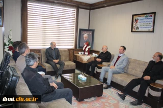 دیدار سرپرست و جمعی از کارکنان دانشگاه فرهنگیان شهید رجایی تربت حیدریه با مهندس کی پور معاون استاندار و فرماندار شهرستان 1403.01.14