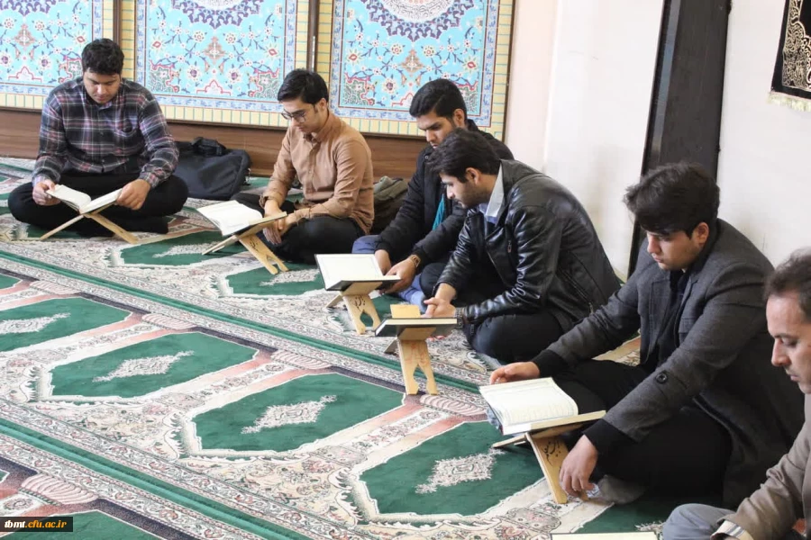 برگزاری مراسم محفل انس با قرآن یادبود شهید سید حسن نصرالله و  شهدای مقاومت  به همت کارشناسی فرهنگی، اجتماعی دانشگاه  فرهنگیان شهید رجایی تربت حیدریه 3