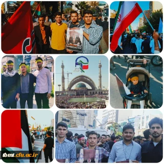 حضور دانشجومعلمان دانشگاه فرهنگیان تربت حیدریه در تجمع دانشجویی و شرکت در نمازجمعه تهران به امامت رهبر معظم انقلاب