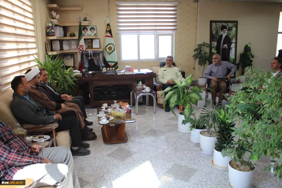 دیدار سرپرست و کارکنان دانشگاه فرهنگیان شهید رجایی تربت حیدریه با فرماندهی انتظامی شهرستان به مناسبت گرامیداشت هفته نیروی انتظامی 2