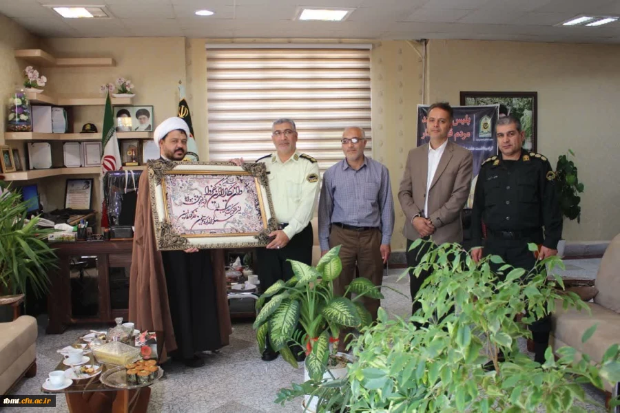 دیدار سرپرست و کارکنان دانشگاه فرهنگیان شهید رجایی تربت حیدریه با فرماندهی انتظامی شهرستان به مناسبت گرامیداشت هفته نیروی انتظامی 4