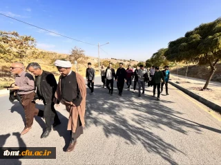 پیاده روی صبحگاهی دانشجویان و کارمندان دانشگاه فرهنگیان شهید رجایی تربت حیدریه به مناسبت گرامیداشت هفته تربیت بدنی