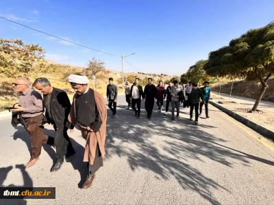 پیاده روی صبحگاهی دانشجویان و کارمندان دانشگاه فرهنگیان شهید رجایی تربت حیدریه به مناسبت گرامیداشت هفته تربیت بدنی
