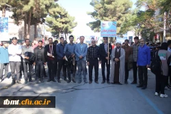 حضور پرشور اساتید ، دانشجومعلمان و کارکنان دانشگاه فرهنگیان شهید رجائی تربت حیدریه در راهپیمایی ۱۳ آبان ماه 3