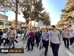 حضور پرشور اساتید ، دانشجومعلمان و کارکنان دانشگاه فرهنگیان شهید رجائی تربت حیدریه در راهپیمایی ۱۳ آبان ماه 5
