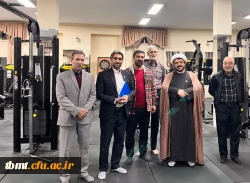 گزارش تصویری حضور و بازدید نمایندگان سازمان مرکزی دانشگاه فرهنگیان از مجموعه بدنسازی و مرکز ورزش و تندرستی دانشگاه فرهنگیان شهید رجایی تربت حیدریه. 5