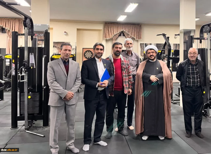 گزارش تصویری حضور و بازدید نمایندگان سازمان مرکزی دانشگاه فرهنگیان از مجموعه بدنسازی و مرکز ورزش و تندرستی دانشگاه فرهنگیان شهید رجایی تربت حیدریه. 5